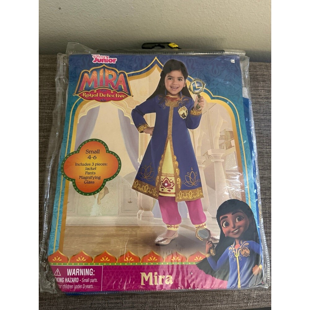 New Girl’s Mira Royal Detective Disney Junior Costume Size Small 4-6